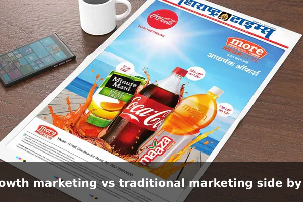 growth marketing vs traditional marketing side by side comparison