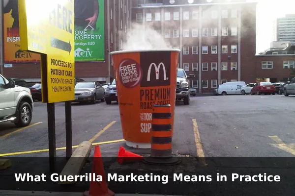 What Guerrilla Marketing Means in Practice