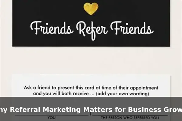 Why Referral Marketing Matters for Business Growth