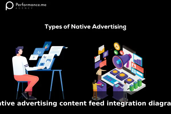 native advertising content feed integration diagram
