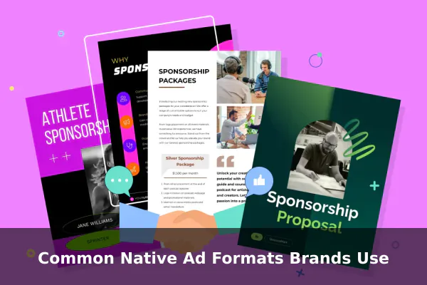 Common Native Ad Formats Brands Use