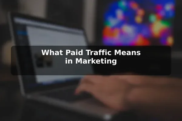 What Paid Traffic Means in Marketing