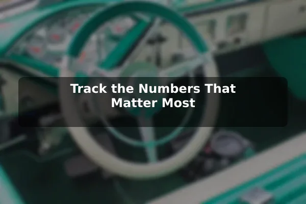 Track the Numbers That Matter Most