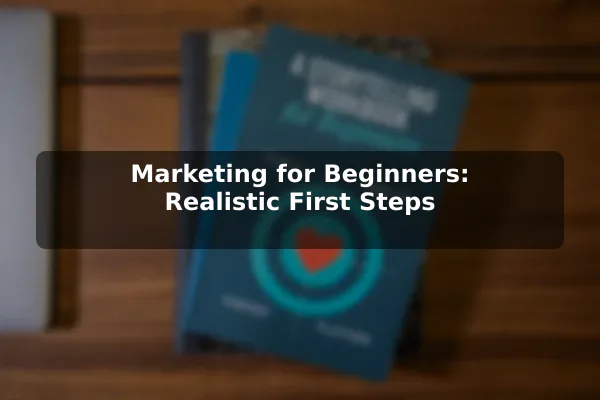 Marketing for Beginners: Realistic First Steps